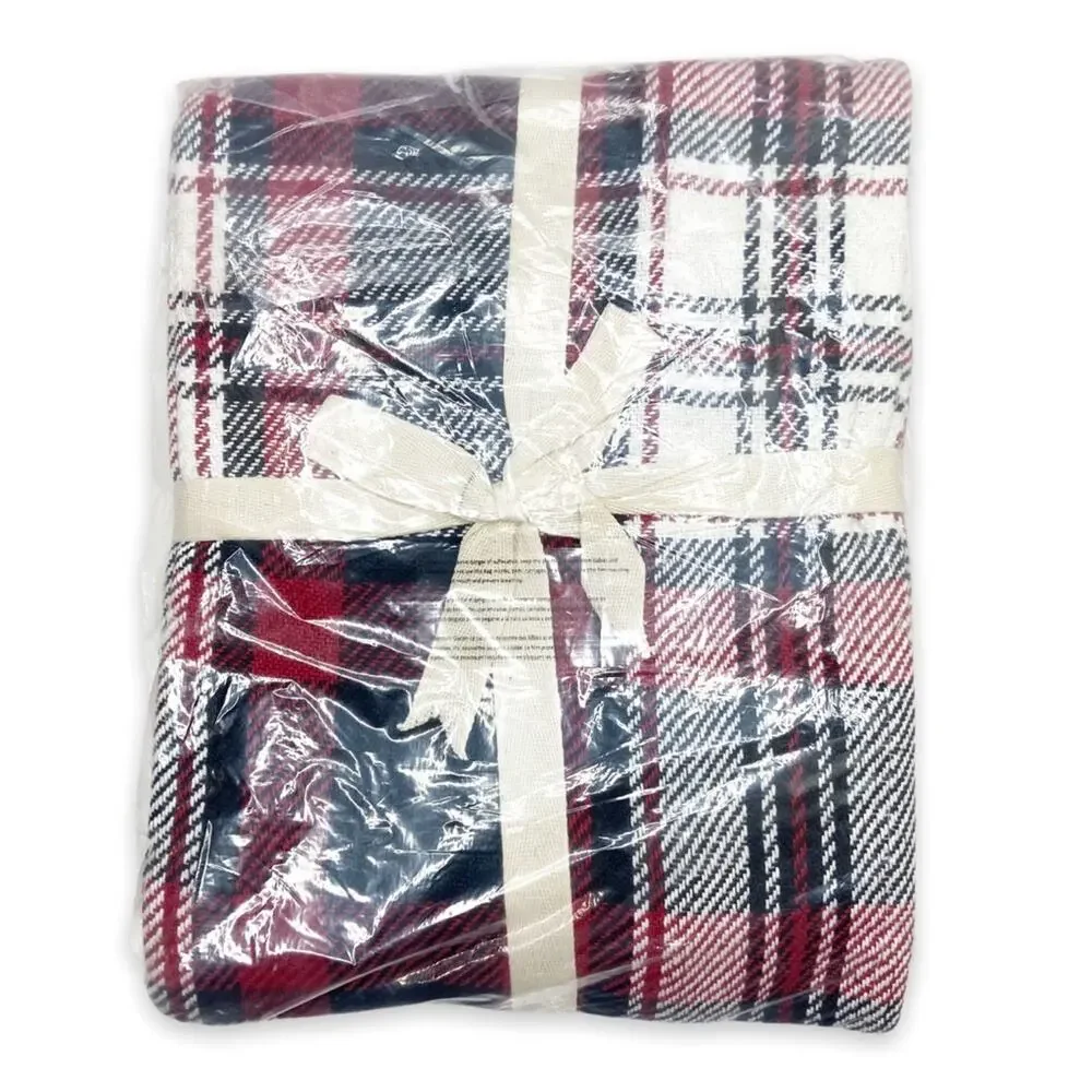 New In Package C And F Home Plaid Fringed Fireside Throw 50X60”